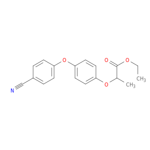 Propanoic acid, 2-[4-(4-cyanophenoxy)phenoxy]-, ethyl ester