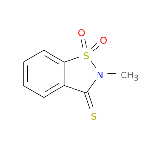 1,2-Benzisothiazole-3(2H)-thione,2-methyl-, 1,1-dioxide