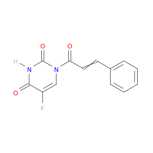 2,4(1H,3H)-Pyrimidinedione, 5-fluoro-1-(1-oxo-3-phenyl-2-propenyl)-