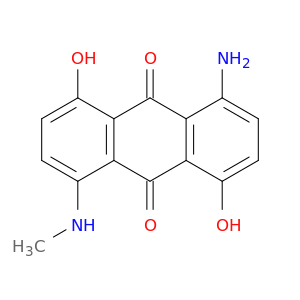 1-amino-5-(n-methylamino)-4,8-dihydroxyanthraquinone