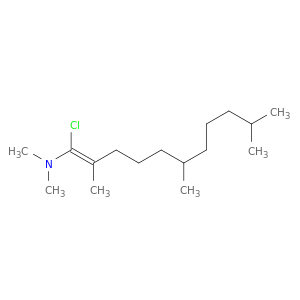 1-Undecen-1-amine, 1-chloro-N,N,2,6,10-pentamethyl-, (Z)-