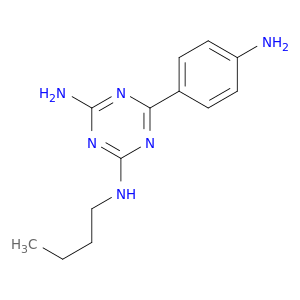 1,3,5-Triazine-2,4-diamine, 6-(4-aminophenyl)-N-butyl-