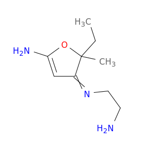 1,2-Ethanediamine, N-(5-amino-2-ethyl-2-methyl-3(2H)-furanylidene)-