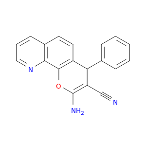2-氨基-4-苯基-4H-吡喃[3,2-H]喹啉-3-碳腈