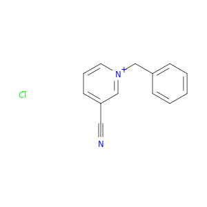 Pyridinium,3-cyano-1-(phenylmethyl)-, chloride (1:1)