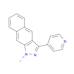 1H-Benz[f]indazole, 3-(4-pyridinyl)-