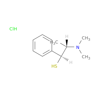 (1s,2s)-2-(dimethylamino)-1-phenylpropane-1-thiol hydrochloride(1:1)