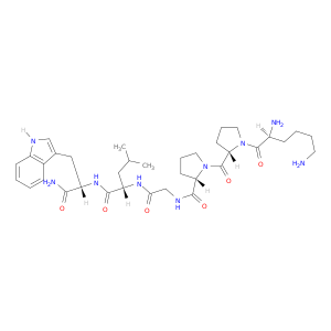 L-Tryptophanamide, L-lysyl-L-prolyl-L-prolylglycyl-L-leucyl-
