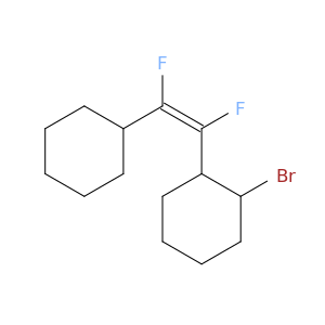 Cyclohexane, 1-bromo-2-[(1Z)-2-cyclohexyl-1,2-difluoroethenyl]-