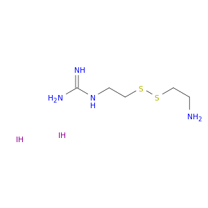 (2-((2-AMINOETHYL)DITHIO)ETHYL)GUANIDINE DIHYDRIODIDE