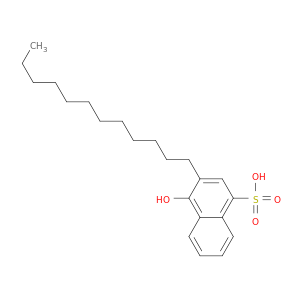 1-Naphthalenesulfonic acid, 3-dodecyl-4-hydroxy-