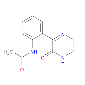 Acetamide, N-[2-(3,4,5,6-tetrahydro-3-oxopyrazinyl)phenyl]-