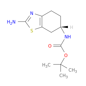 tert-Butyl N-[(6S)-2-amino-4,5,6,7-tetrahydro-1,3-benzothiazol-6-yl]carbamate