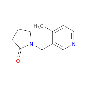 2-Pyrrolidinone, 1-[(4-methyl-3-pyridinyl)methyl]-