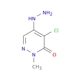 3(2H)-Pyridazinone, 4-chloro-5-hydrazino-2-methyl-