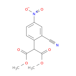 2-(2-氰基-4-硝基苯基)丙二酸1,3-二甲酯