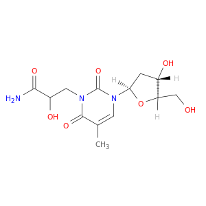 Thymidine, 3-(3-amino-2-hydroxy-3-oxopropyl)-