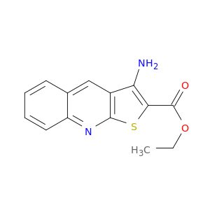 Thieno[2,3-b]quinoline-2-carboxylic acid, 3-amino-, ethyl ester