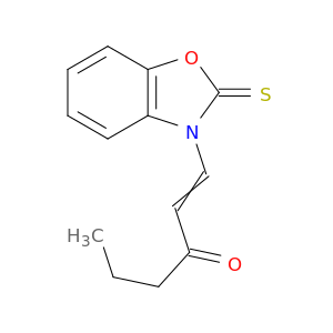 1-Hexen-3-one, 1-(2-thioxo-3(2H)-benzoxazolyl)-