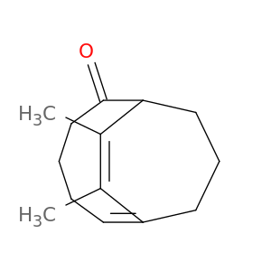 Bicyclo[5.3.2]dodeca-6,11-dien-2-one, 11,12-dimethyl-