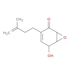 7-Oxabicyclo[4.1.0]hept-3-en-2-one, 5-hydroxy-3-(3-methyl-3-butenyl)-