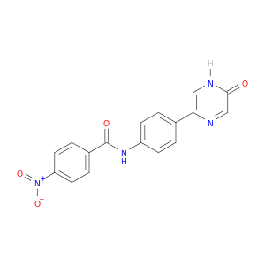 Benzamide, N-[4-(4,5-dihydro-5-oxopyrazinyl)phenyl]-4-nitro-