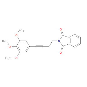 1H-Isoindole-1,3(2H)-dione, 2-[4-(3,4,5-trimethoxyphenyl)-3-butyn-1-yl]-