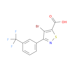 5-Isothiazolecarboxylicacid, 4-bromo-3-[3-(trifluoromethyl)phenyl]-