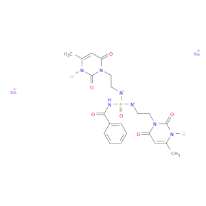 Benzamide,N-[bis[[2-(3,6-dihydro-4-methyl-2,6-dioxo-1(2H)-pyrimidinyl)ethyl]amino]phosphinyl]-,sodium salt (1:2)