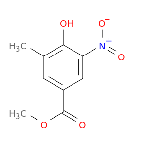 Benzoic acid, 4-hydroxy-3-methyl-5-nitro-, methyl ester