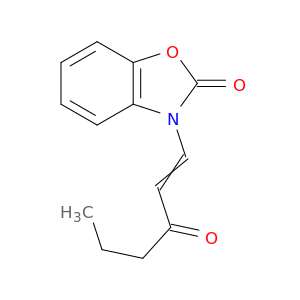 2(3H)-Benzoxazolone, 3-(3-oxo-1-hexenyl)-