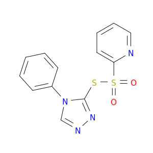 2-Pyridinesulfonothioic acid, S-(4-phenyl-4H-1,2,4-triazol-3-yl) ester