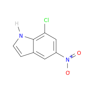 1H-Indole, 7-chloro-5-nitro-