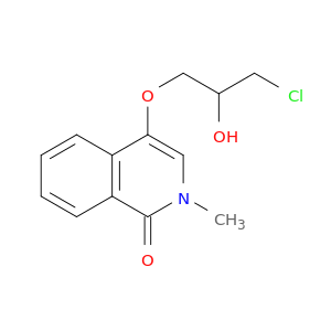 1(2H)-Isoquinolinone, 4-(3-chloro-2-hydroxypropoxy)-2-methyl-