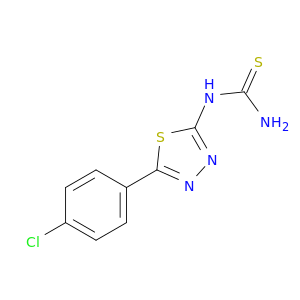 Thiourea, [5-(4-chlorophenyl)-1,3,4-thiadiazol-2-yl]-