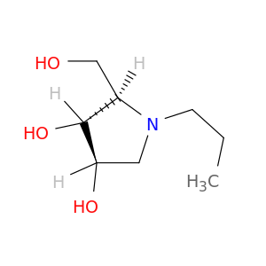 3,4-Pyrrolidinediol, 2-(hydroxymethyl)-1-propyl-, (2R,3R,4R)-