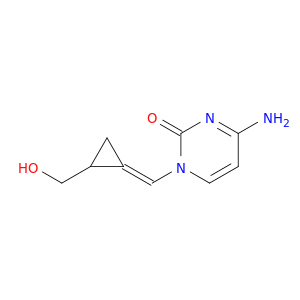 4-amino-1-[[(2r)-2-(hydroxymethyl)cyclopropylidene]methyl]pyrimidin-2-one