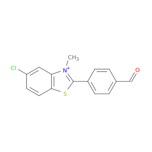 Benzothiazolium, 5-chloro-2-(4-formylphenyl)-3-methyl-