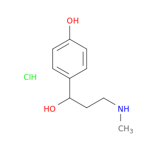 4-[1-hydroxy-3-(methylamino)propyl]phenol hydrochloride(1:1)