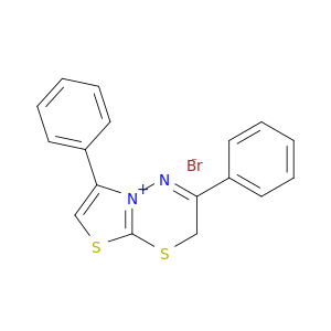 7H-Thiazolo[2,3-b][1,3,4]thiadiazin-4-ium, 3,6-diphenyl-, bromide
