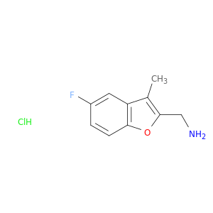 (5-fluoro-3-methyl-1-benzofuran-2-yl)methanamine hydrochloride