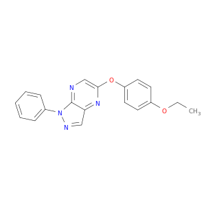 1H-Pyrazolo[3,4-b]pyrazine, 5-(4-ethoxyphenoxy)-1-phenyl-