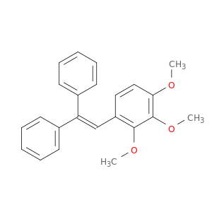 Benzene, 1-(2,2-diphenylethenyl)-2,3,4-trimethoxy-