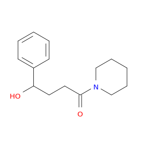 Piperidine, 1-(4-hydroxy-1-oxo-4-phenylbutyl)-