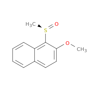 Naphthalene, 2-methoxy-1-[(R)-methylsulfinyl]-