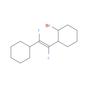 Cyclohexane, 1-bromo-2-[(1E)-2-cyclohexyl-1,2-difluoroethenyl]-