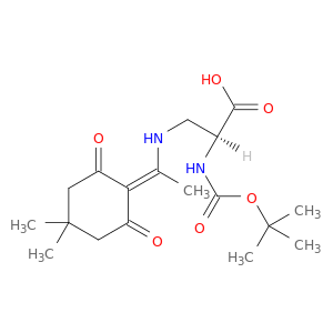 3-[[1-(4,4-二甲基-2,6-二氧代环己基亚基)乙基]氨基]-N-[叔丁氧羰基]-L-丙氨酸