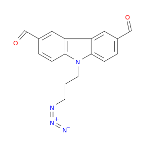 9H-Carbazole-3,6-dicarboxaldehyde, 9-(3-azidopropyl)-
