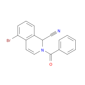 1-Isoquinolinecarbonitrile, 2-benzoyl-5-bromo-1,2-dihydro-