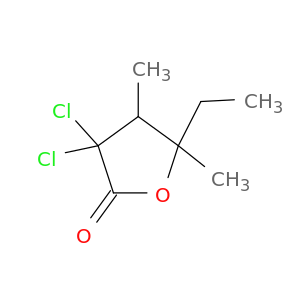 2(3H)-Furanone, 3,3-dichloro-5-ethyldihydro-4,5-dimethyl-